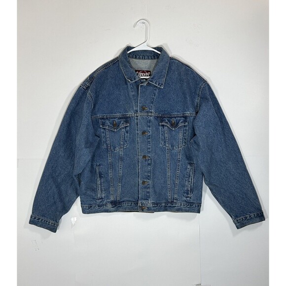 VTG 1997 Denim Jacket Oscar Dela Hoya Hector Macho Camacho Caesars Palace Boxing - Picture 2 of 16